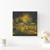 ウィリアムブレイク|最後の晩餐1799年(テンペラ スクエア壁時計 (ホーム)