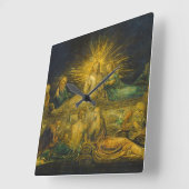 ウィリアムブレイク|最後の晩餐1799年(テンペラ スクエア壁時計 (傾斜)