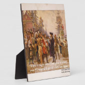 ウィリアムペン&ライトイズライト引用文 フォトプラーク (側面)