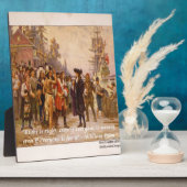 ウィリアムペン&ライトイズライト引用文 フォトプラーク (側面)