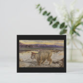 ウィリアムホルマン狩りザスカペヤギ ポストカード (スタンド正面)