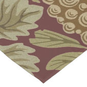 ウィリアムモリスつる植物グレープレッドグリーンアート ショートテーブルランナー (コーナー)