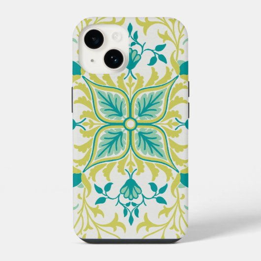 ウィリアムモリスつる植物パターン iPhoneケース (裏面)