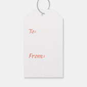 ウィリアムモリスのギフトラベルカスタマイズ ギフトタグ (裏面)