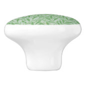 ウィリアムモリスのセラミックノブのウィロー離れグの緑 セラミックノブ (側面)