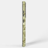 ウィリアムモリスひまわり緑の花 SAMSUNG GALAXYケース (右側面)