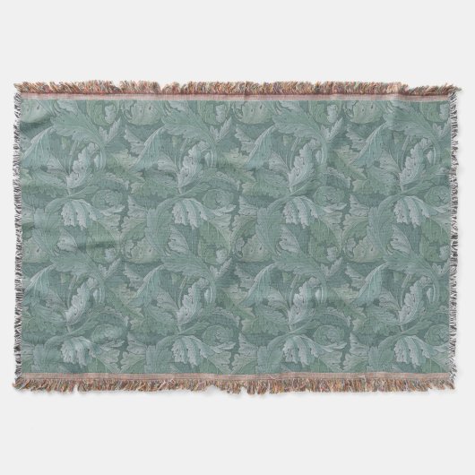 ウィリアムモリスアカンサス植物学調和クラシック スローブランケット (正面)