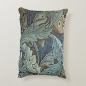 ウィリアムモリスアカンソスサージフラワーフローラボタニック アクセントクッション (裏面(縦))