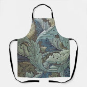 ウィリアムモリスアカンソスサージフラワーフローラボタニック エプロン (正面)