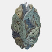 ウィリアムモリスアカンソスサージフラワーフローラボタニック オーナメントカード (右)