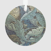 ウィリアムモリスアカンソスサージフラワーフローラボタニック オーナメント (裏面)