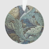 ウィリアムモリスアカンソスサージフラワーフローラボタニック オーナメント (正面)