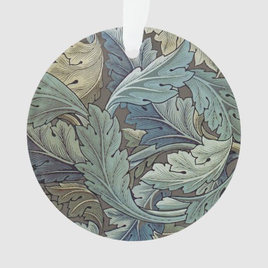 ウィリアムモリスアカンソスサージフラワーフローラボタニック オーナメント (正面)