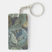 ウィリアムモリスアカンソスサージフラワーフローラボタニック キーホルダー (裏面)