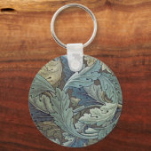 ウィリアムモリスアカンソスサージフラワーフローラボタニック キーホルダー (正面)