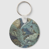 ウィリアムモリスアカンソスサージフラワーフローラボタニック キーホルダー (裏面)