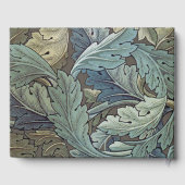 ウィリアムモリスアカンソスサージフラワーフローラボタニック ゲストブック (裏面)