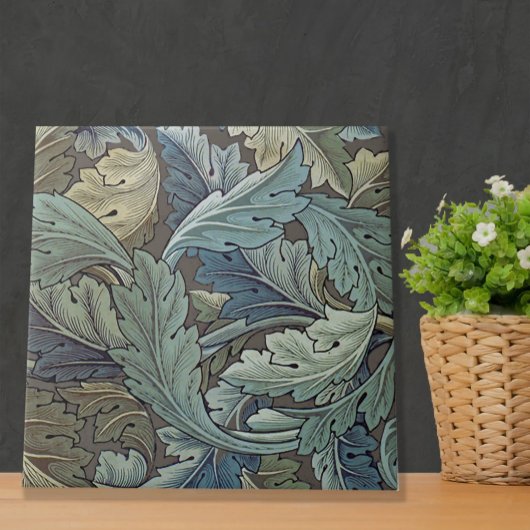 ウィリアムモリスアカンソスサージフラワーフローラボタニック タイル