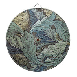 ウィリアムモリスアカンソスサージフラワーフローラボタニック ダーツボード