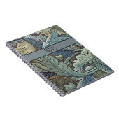 ウィリアムモリスアカンソスサージフラワーフローラボタニック ノートブック (右側)