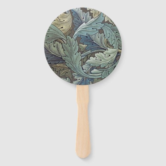 ウィリアムモリスアカンソスサージフラワーフローラボタニック ハンドファン (裏面)