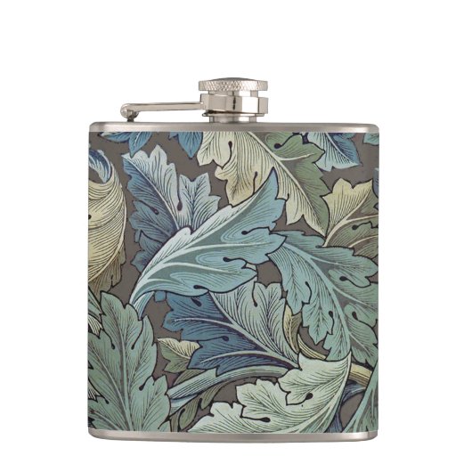 ウィリアムモリスアカンソスサージフラワーフローラボタニック フラスク (正面)
