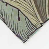 ウィリアムモリスアカンソスサージフラワーフローラボタニック フリースブランケット (角)