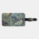 ウィリアムモリスアカンソスサージフラワーフローラボタニック ラゲッジタグ (裏面横)