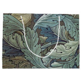 ウィリアムモリスアカンソスサージフラワーフローラボタニック ラージペーパーバッグ (裏面)