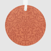 ウィリアムモリスアコーン壁紙自然デザイン オーナメント (裏面)