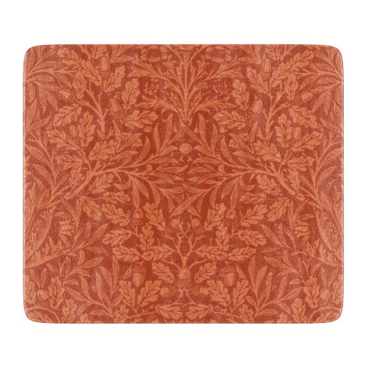 ウィリアムモリスアコーン壁紙自然デザイン カッティングボード (正面)