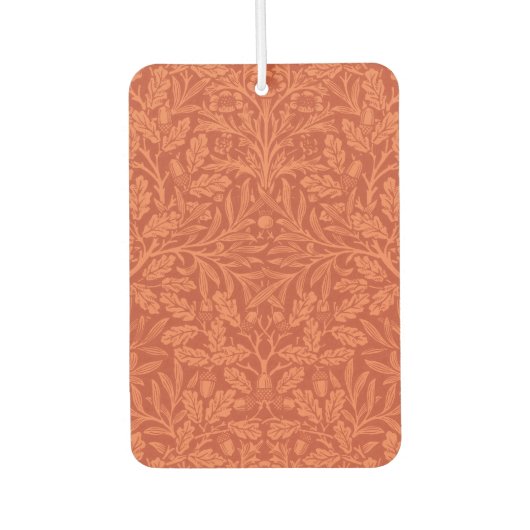 ウィリアムモリスアコーン壁紙自然デザイン カーエアーフレッシュナー (正面)