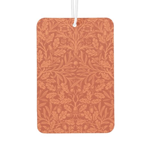 ウィリアムモリスアコーン壁紙自然デザイン カーエアーフレッシュナー (裏面)