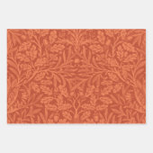 ウィリアムモリスアコーン壁紙自然デザイン ラッピングペーパーシート (正面)