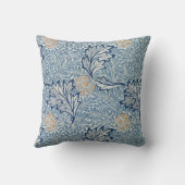 ウィリアムモリスアップルフラワーフローラデザイン クッション (裏面)