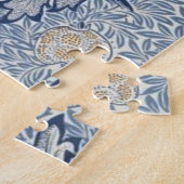 ウィリアムモリスアップルフラワーフローラデザイン ジグソーパズル (側面)