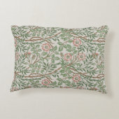 ウィリアムモリスアユブリアフローラアールヌーボー アクセントクッション (裏面)