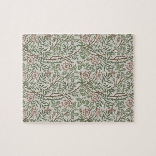 ウィリアムモリスアユブリアフローラアールヌーボー ジグソーパズル (横)