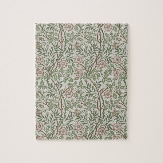 ウィリアムモリスアユブリアフローラアールヌーボー ジグソーパズル (縦)