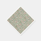 ウィリアムモリスアユブリアフローラアールヌーボー スタンダードカクテルナプキン (角)