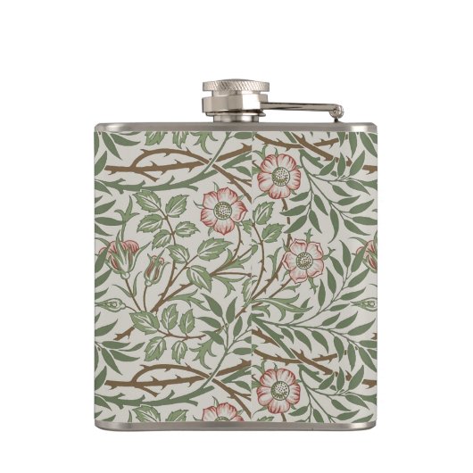 ウィリアムモリスアユブリアフローラアールヌーボー フラスク (裏面)