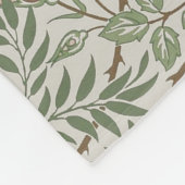 ウィリアムモリスアユブリアフローラアールヌーボー フリースブランケット (角)