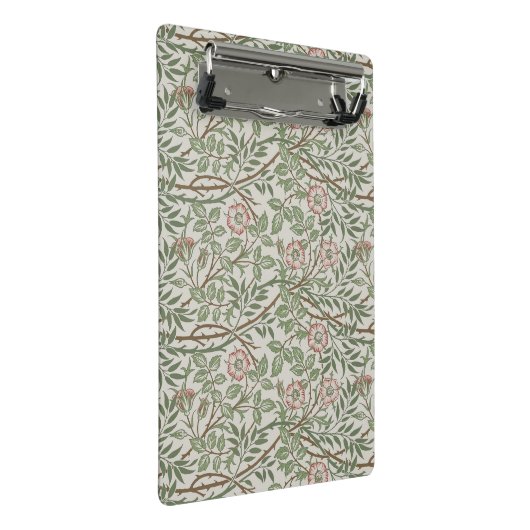 ウィリアムモリスアユブリアフローラアールヌーボー ミニクリップボード (アングル)