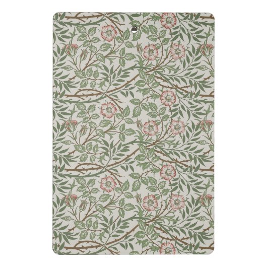 ウィリアムモリスアユブリアフローラアールヌーボー ミニクリップボード (裏面)