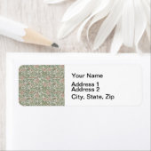 ウィリアムモリスアユブリアフローラアールヌーボー ラベル (インサイチュ)