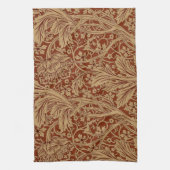 ウィリアムモリスアルカディアフローラガーデンフラワークラシ キッチンタオル (縦)