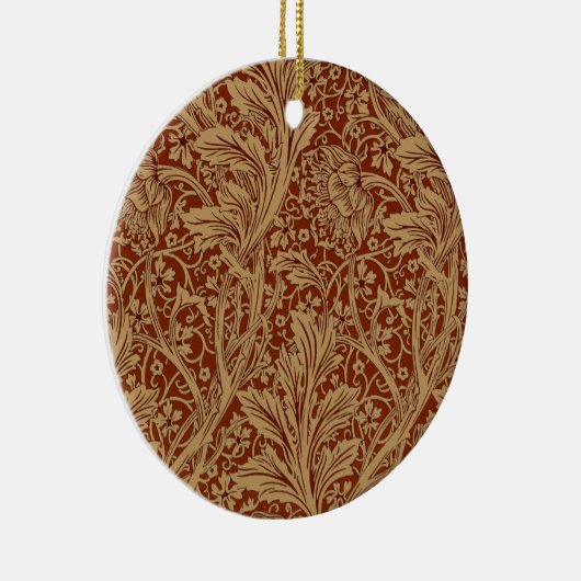 ウィリアムモリスアルカディアフローラガーデンフラワークラシ セラミックオーナメント (右)