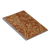 ウィリアムモリスアルカディアフローラガーデンフラワークラシ ノートブック (右側)