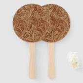 ウィリアムモリスアルカディアフローラガーデンフラワークラシ ハンドファン (正面&裏面)