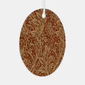 ウィリアムモリスアルカディアフローラガーデンフラワークラシ メタルオーナメント (正面右)